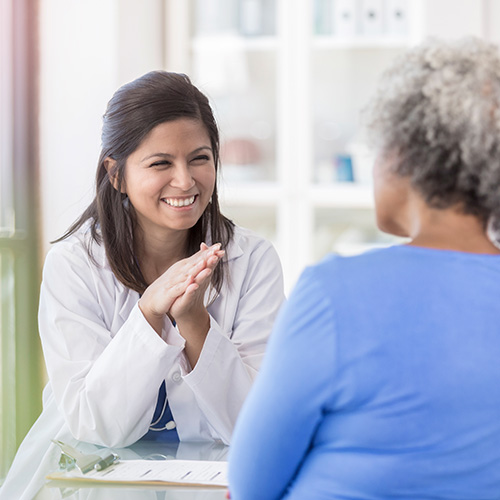 a doctor having a consultation with a patient
